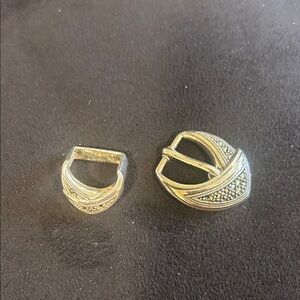 Judith Jack 2 piece belt buckle set NWOT